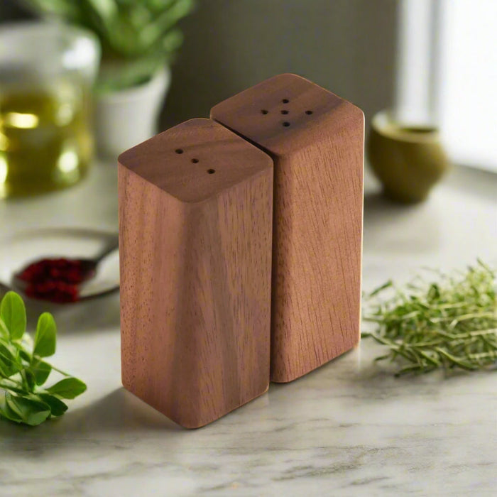 Wooden Salt & Pepper Shakers