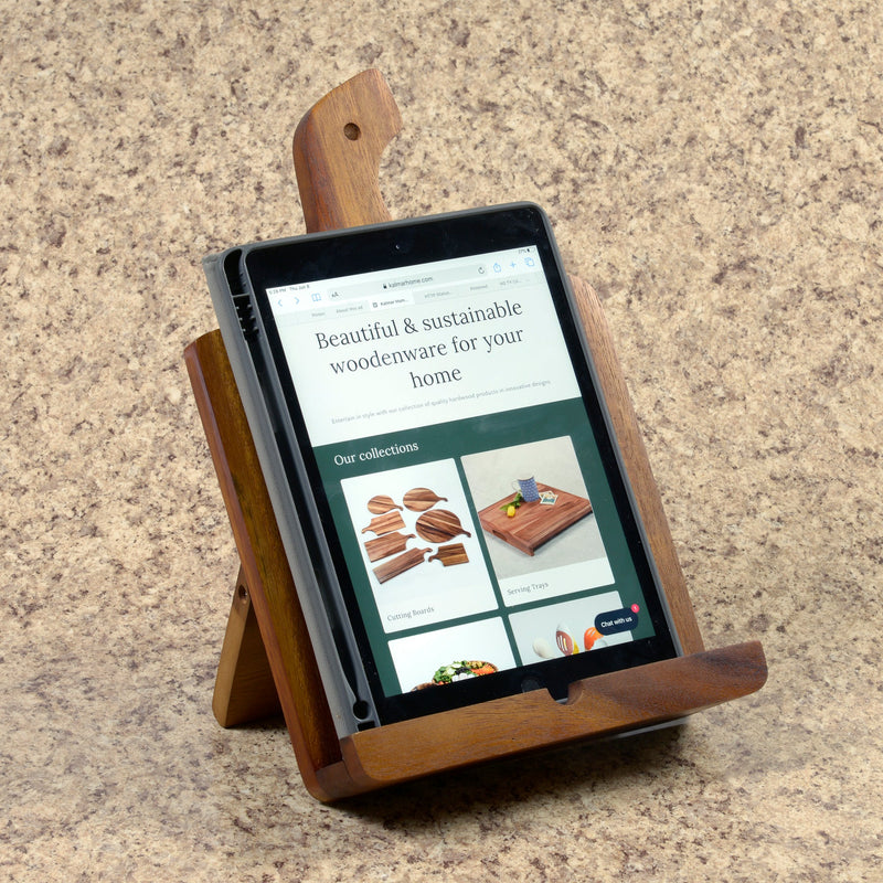 Wooden Cookbook/Tablet Holder