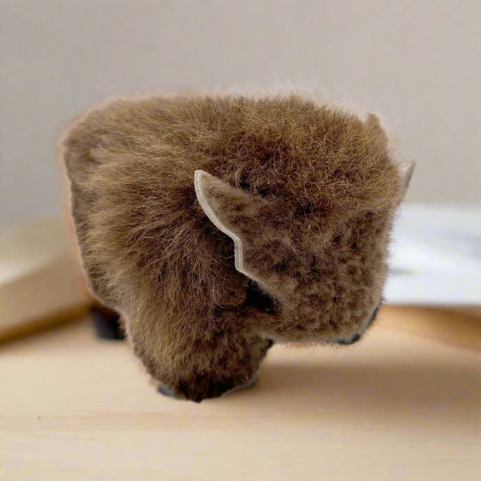 Buffalo / Bison Hide Figurine