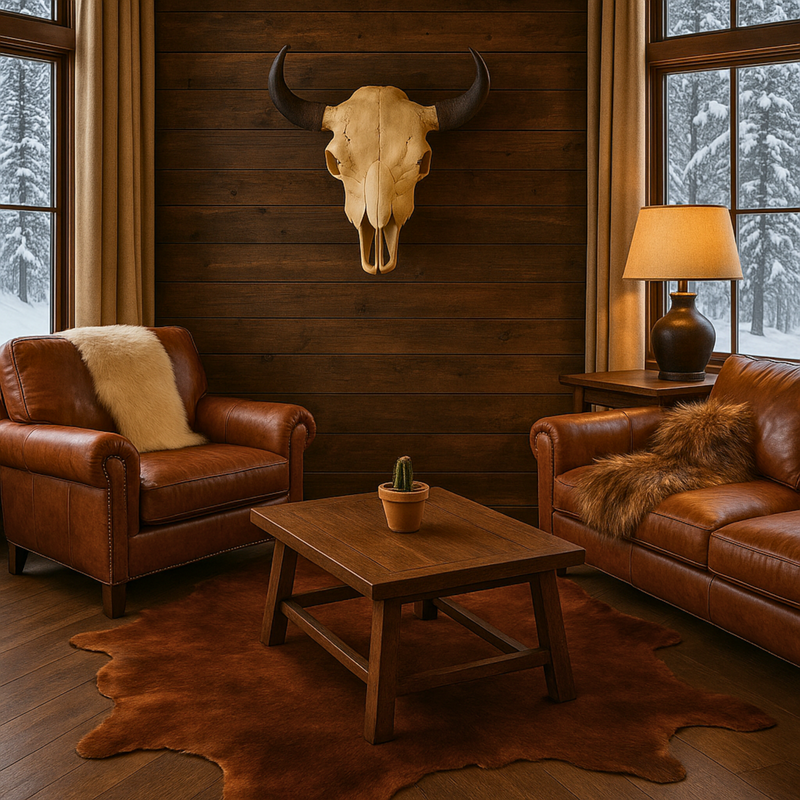 Authentic American Bison Skull- Rustic Wall Decor