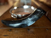 Polished cow horn