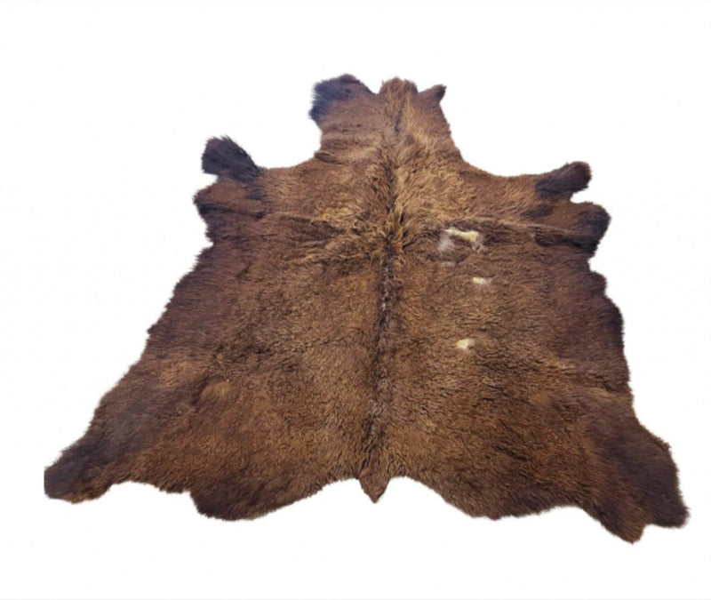 Buffalo / Bison Rug Hide - Second Grade Good Deluxe - Large