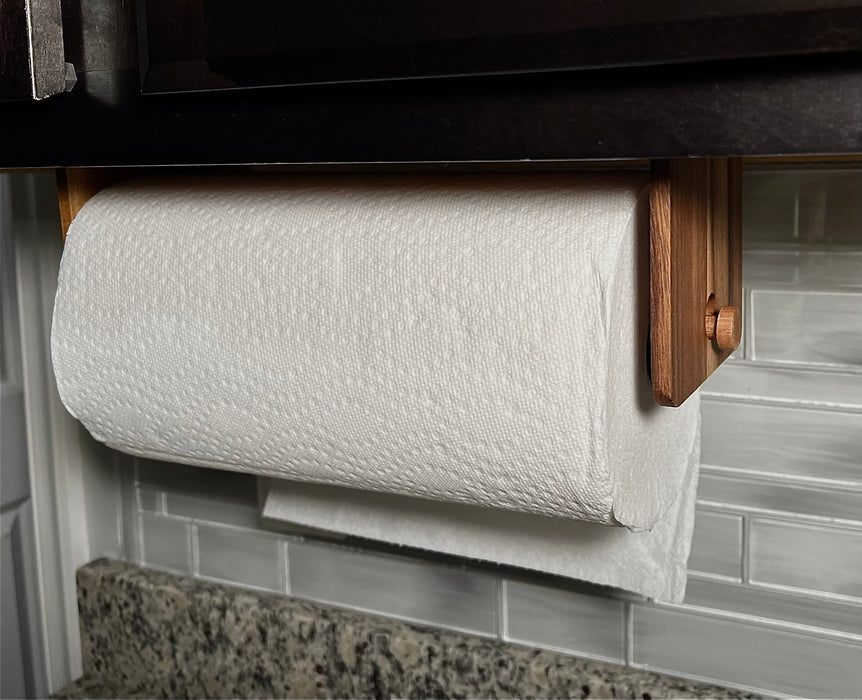 Wooden Paper Towel Holder