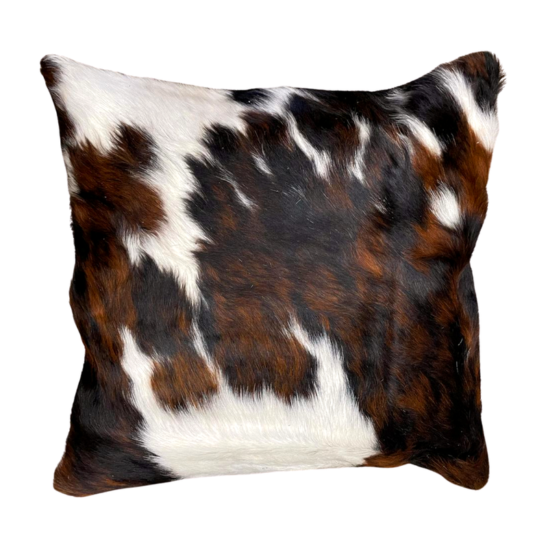 Genuine Cowhide Pillow Tricolor