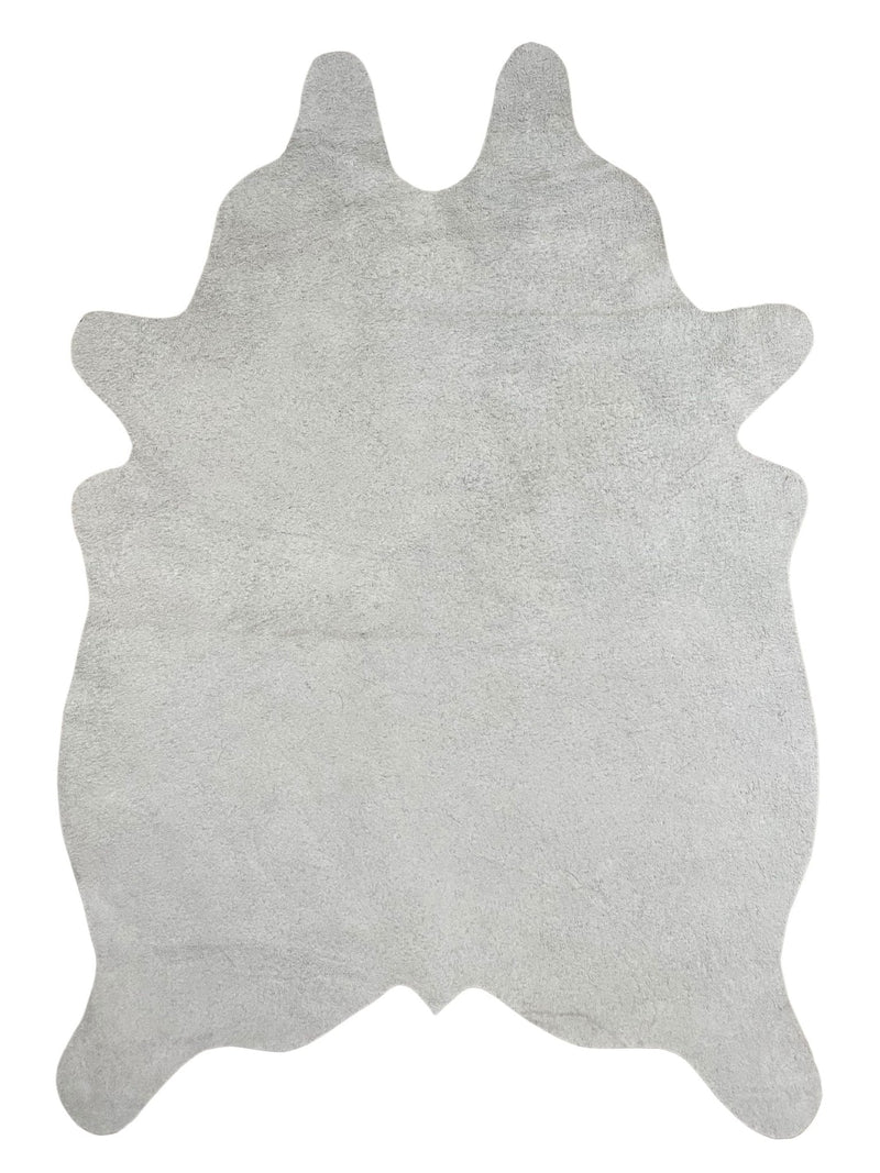Cutout Cowhide Hair-On Mini Rug Tricolor Speckled | Natural Shape 2' x 2.5