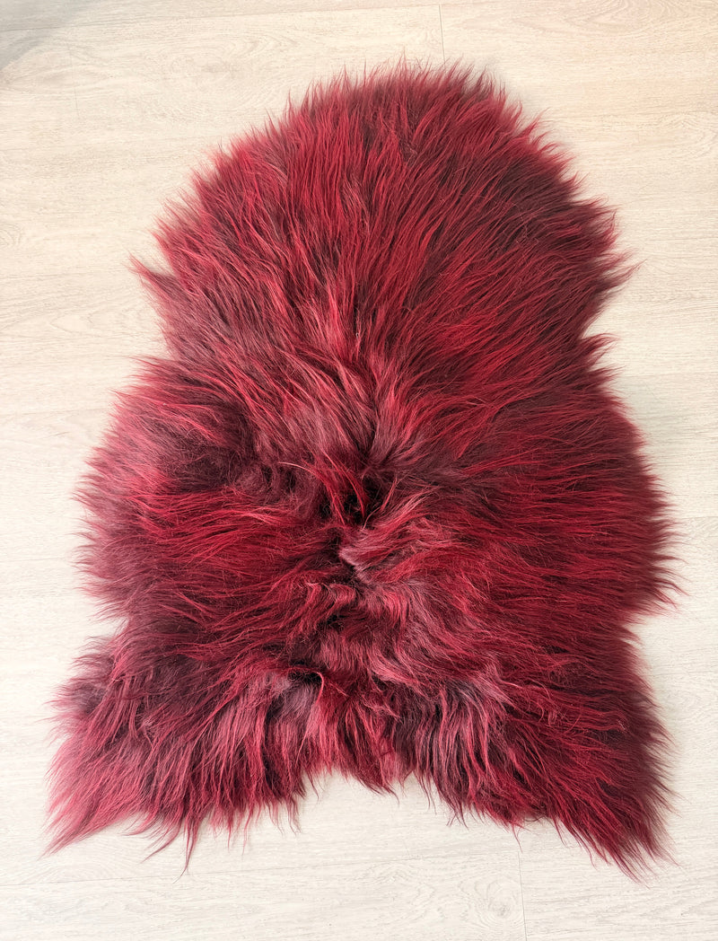 Red Icelandic Sheepskin