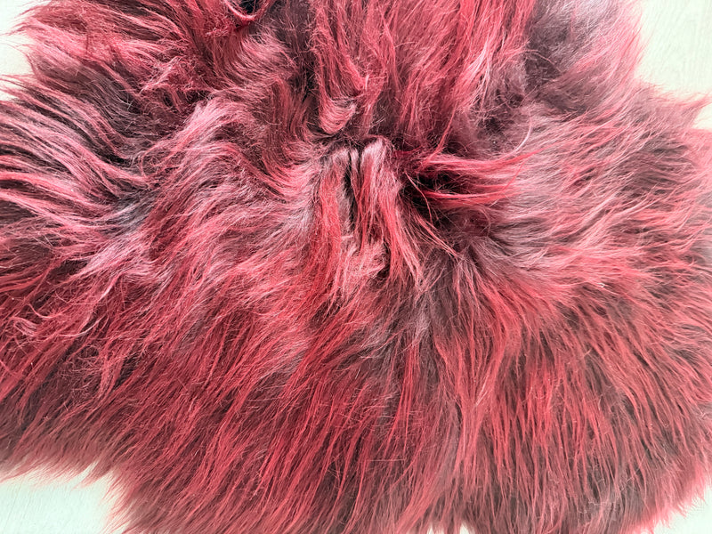 Red Icelandic Sheepskin