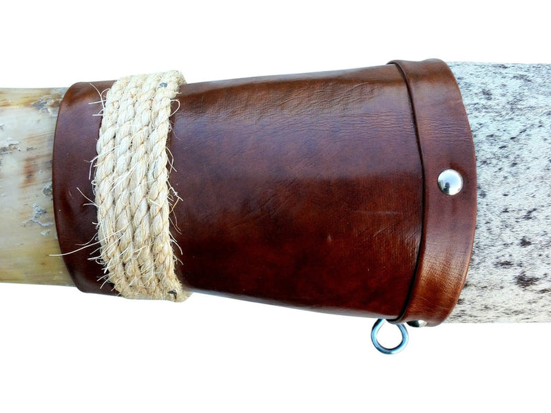 Mounted Polished Steer Horns - 5’ Long