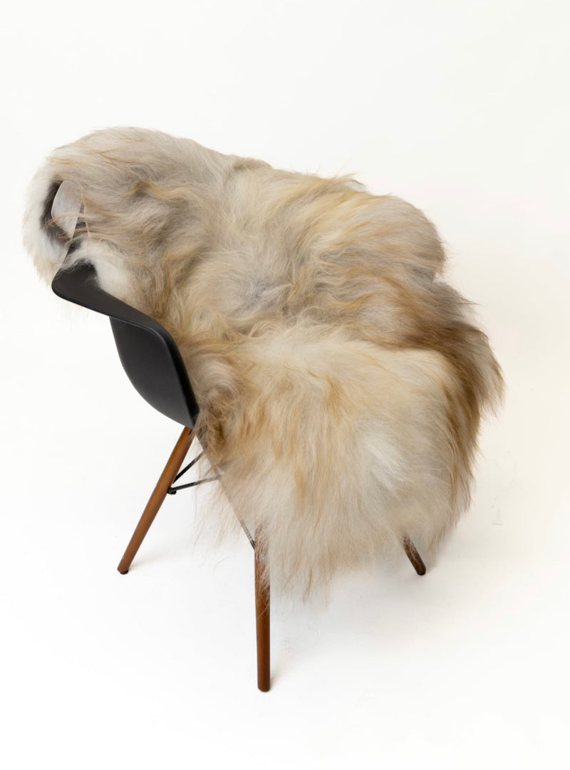 Blonde & White Icelandic Sheepskin