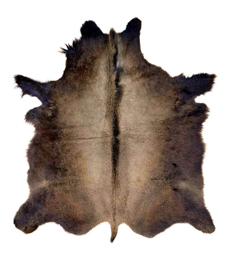 Natural Bison Hide – Deluxe Full Buffalo Leather (Large)