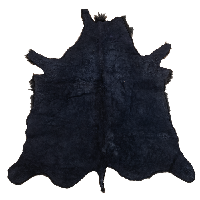 Noir Bison Hide Rug