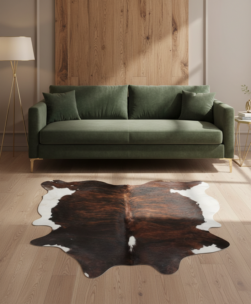 Brindle Cowhide Rug – Genuine Hair-On Cowhide (Medium)